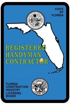 Registered Handyman Contractor Florida