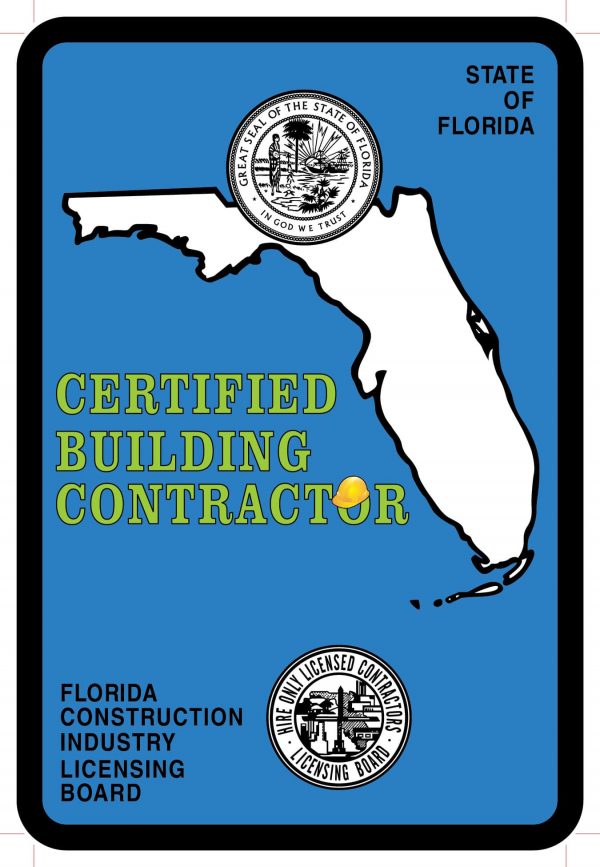 Certified Building Contractor Florida