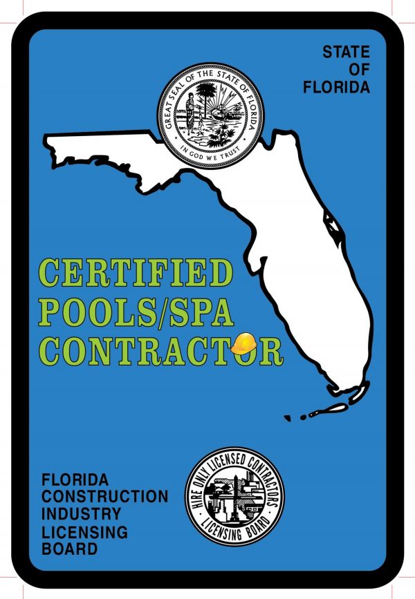 Certified Pools/SPA Contractor Florida