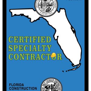 Certified Specialty Contractor Florida