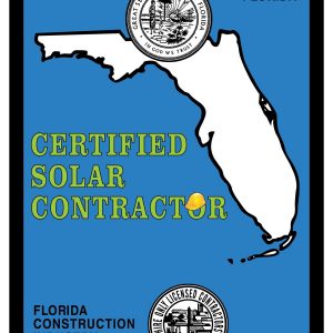 Certified Solar Contractor Florida