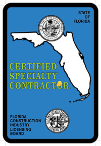 certified specialty contractor decals